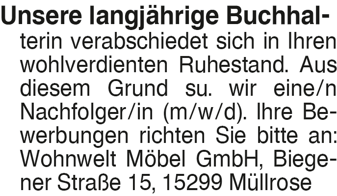 Vorschaubild der Anzeige, (Id: 2059712)