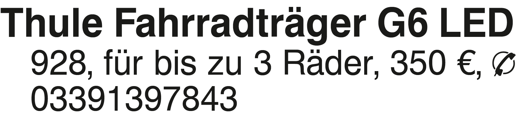 Vorschaubild der Anzeige, (Id: 2060993)