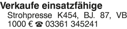 Vorschaubild der Anzeige, (Id: 1962400)
