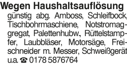 Vorschaubild der Anzeige, (Id: 1962407)