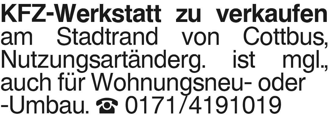 Vorschaubild der Anzeige, (Id: 1962310)