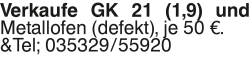 Vorschaubild der Anzeige, (Id: 1986011)