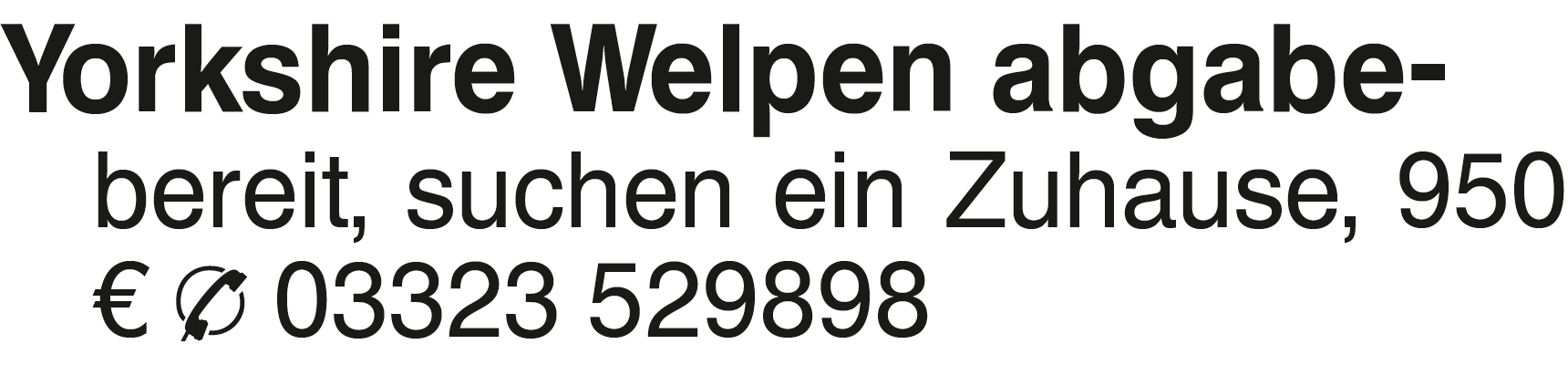 Vorschaubild der Anzeige, (Id: 1988134)