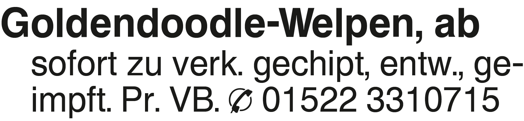 Vorschaubild der Anzeige, (Id: 1997924)