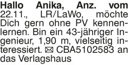 Vorschaubild der Anzeige, (Id: 1999997)