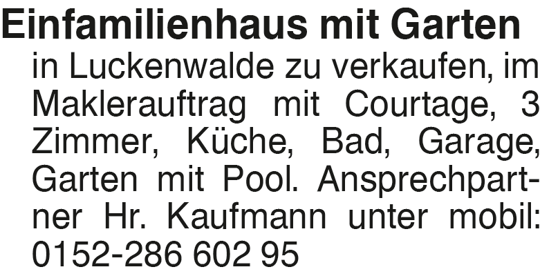 Vorschaubild der Anzeige, (Id: 2001774)