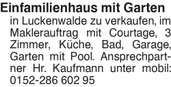 Vorschaubild der Anzeige, (Id: 2001774)