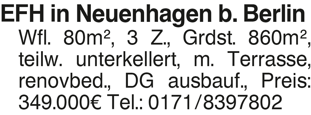 Vorschaubild der Anzeige, (Id: 2013839)