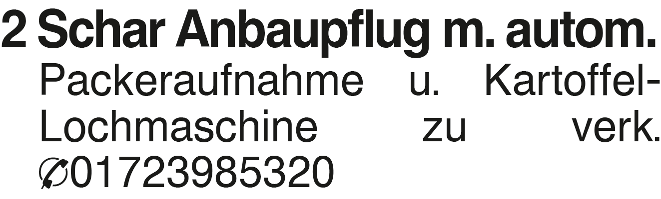 Vorschaubild der Anzeige, (Id: 2024689)