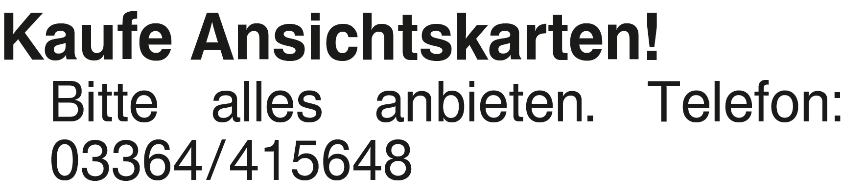 Vorschaubild der Anzeige, (Id: 2033564)