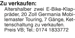 Vorschaubild der Anzeige, (Id: 2028562)