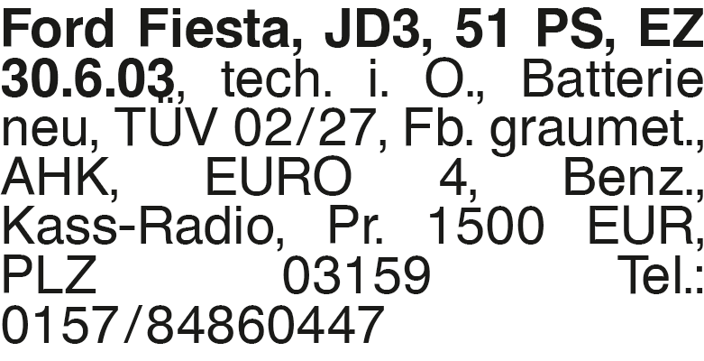 Vorschaubild der Anzeige, (Id: 2029054)