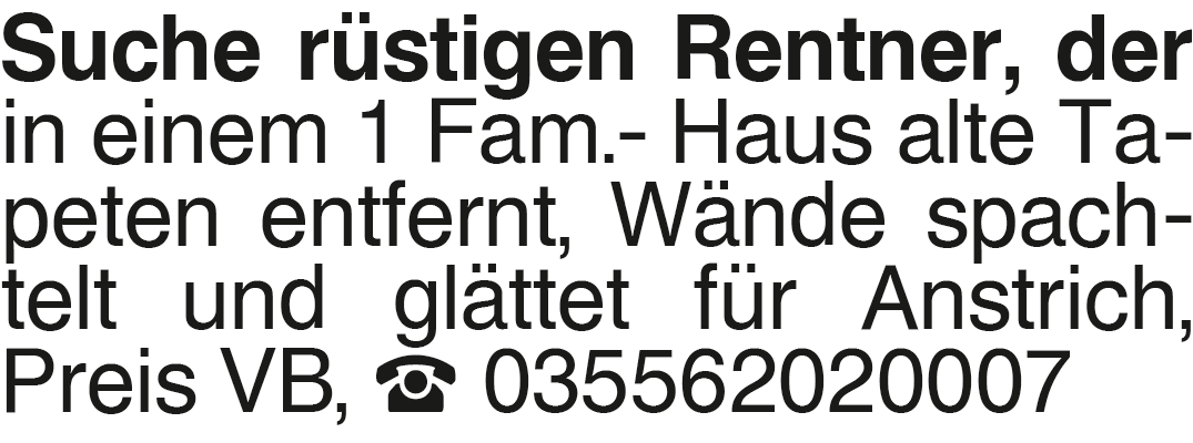 Vorschaubild der Anzeige, (Id: 2033768)