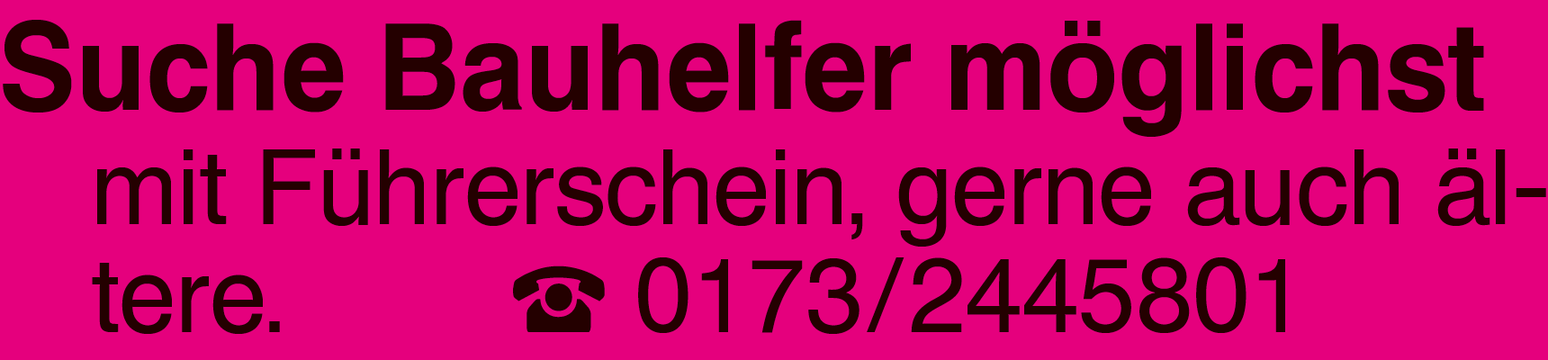 Vorschaubild der Anzeige, (Id: 2033646)