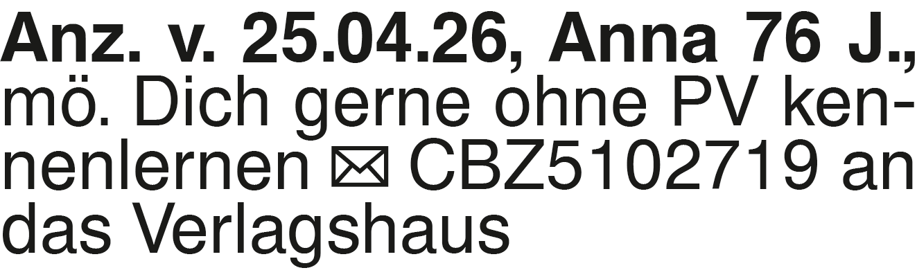 Vorschaubild der Anzeige, (Id: 2035537)