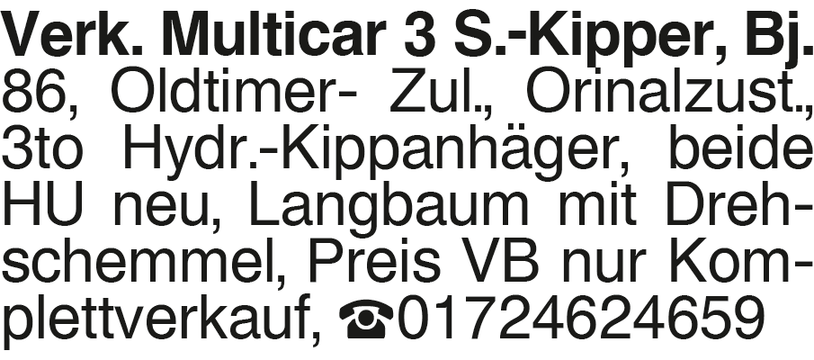 Vorschaubild der Anzeige, (Id: 2037027)