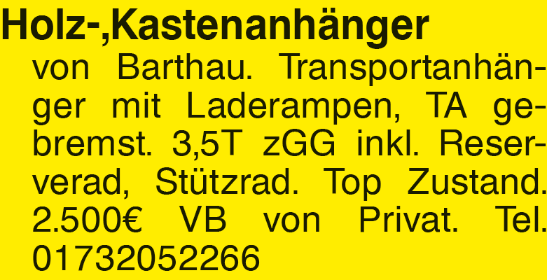Vorschaubild der Anzeige, (Id: 2037173)