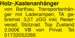 Vorschaubild der Anzeige, (Id: 2037173)
