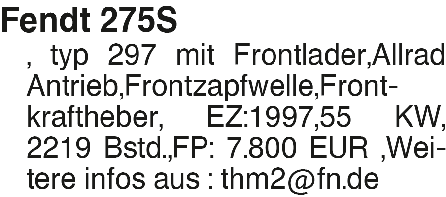 Vorschaubild der Anzeige, (Id: 2037201)