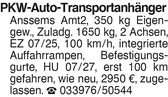 Vorschaubild der Anzeige, (Id: 2037271)