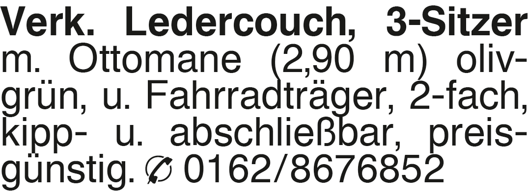 Vorschaubild der Anzeige, (Id: 2038822)