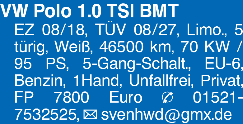 Vorschaubild der Anzeige, (Id: 2038828)