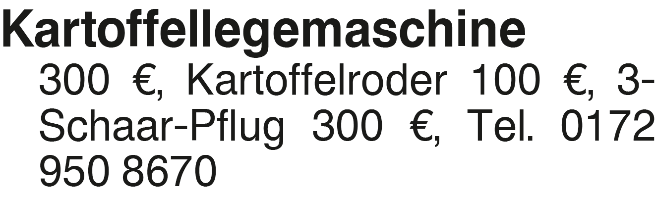 Vorschaubild der Anzeige, (Id: 2047165)