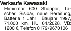 Vorschaubild der Anzeige, (Id: 2047195)