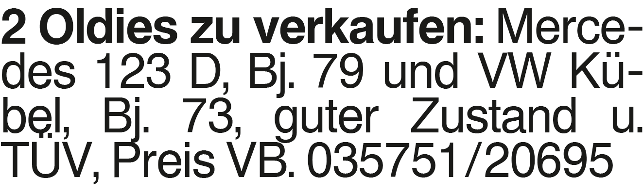 Vorschaubild der Anzeige, (Id: 2050039)