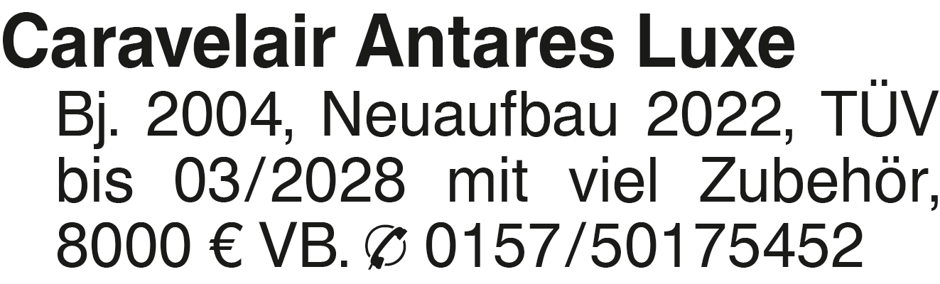 Vorschaubild der Anzeige, (Id: 2051985)