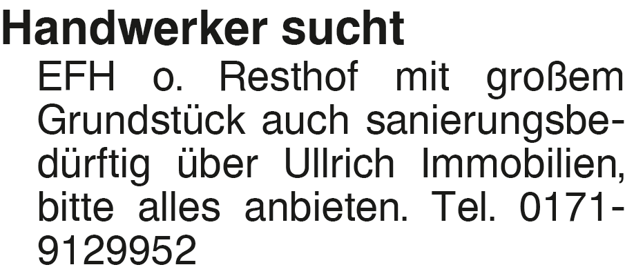 Vorschaubild der Anzeige, (Id: 2054451)