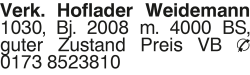 Vorschaubild der Anzeige, (Id: 2058665)