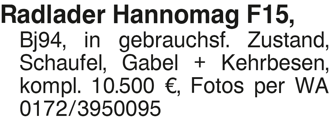 Vorschaubild der Anzeige, (Id: 2060287)