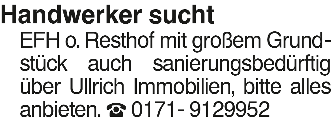 Vorschaubild der Anzeige, (Id: 2062460)