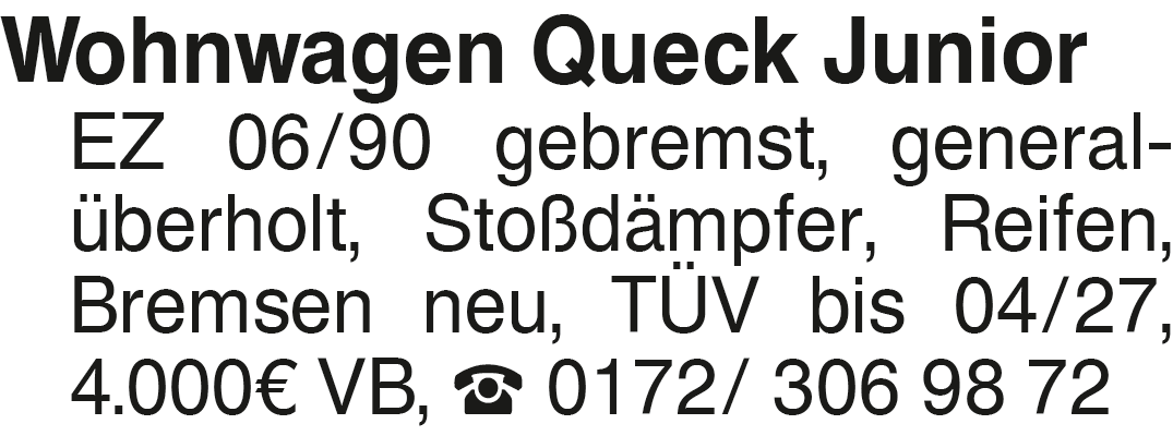 Vorschaubild der Anzeige, (Id: 2062597)