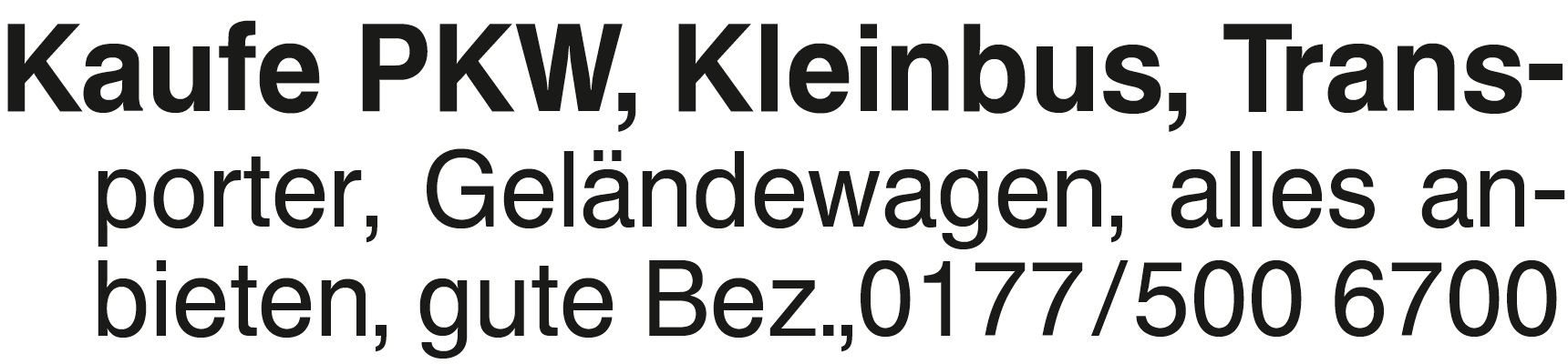 Vorschaubild der Anzeige, (Id: 2064212)