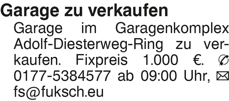 Vorschaubild der Anzeige, (Id: 2065926)