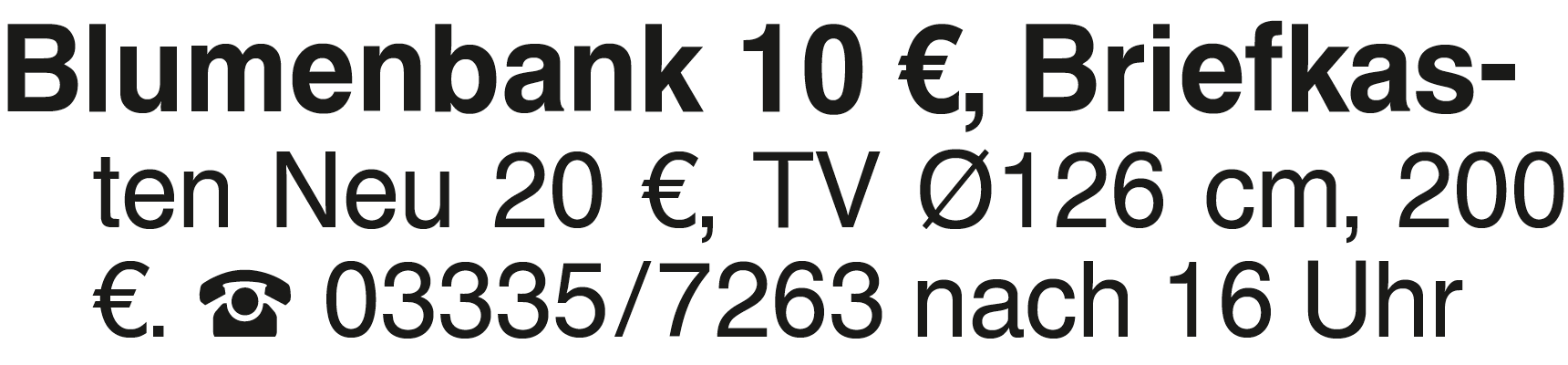 Vorschaubild der Anzeige, (Id: 2064275)
