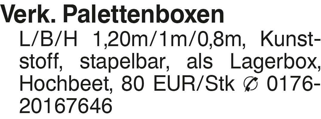 Vorschaubild der Anzeige, (Id: 2065957)
