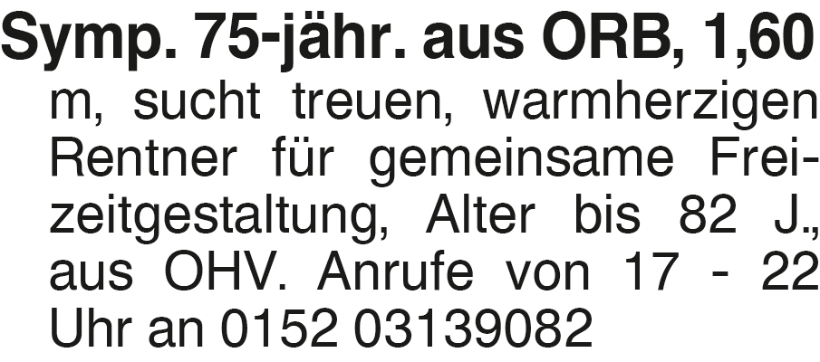 Vorschaubild der Anzeige, (Id: 2065855)