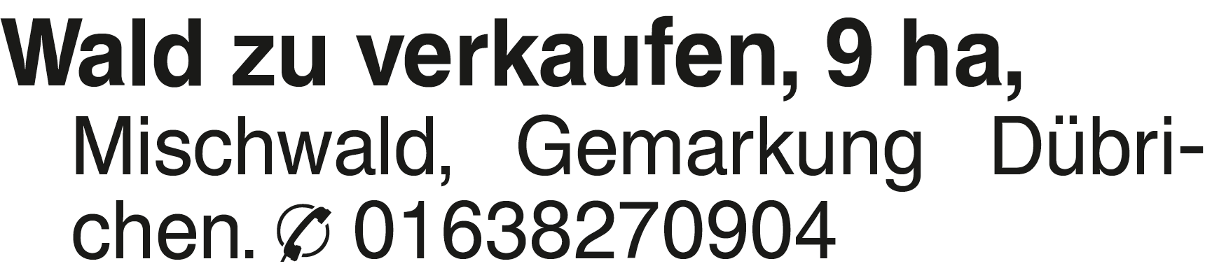 Vorschaubild der Anzeige, (Id: 2065967)