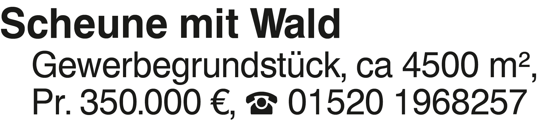 Vorschaubild der Anzeige, (Id: 2065886)