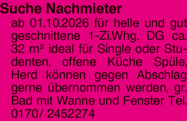 Vorschaubild der Anzeige, (Id: 2065919)