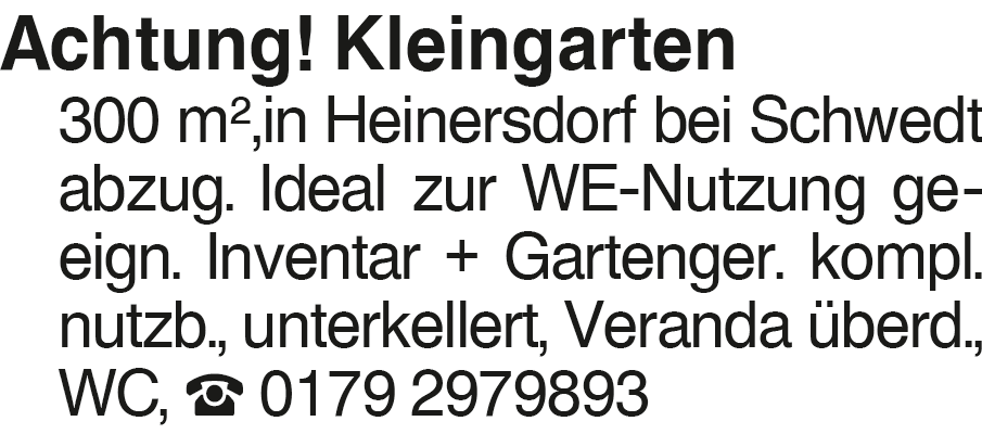 Vorschaubild der Anzeige, (Id: 2067622)