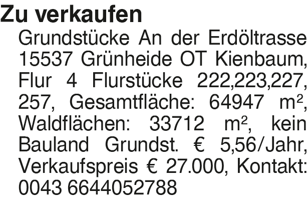 Vorschaubild der Anzeige, (Id: 2072419)