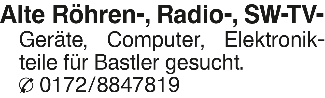 Vorschaubild der Anzeige, (Id: 2084572)