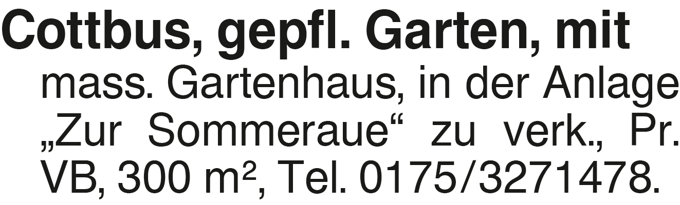 Vorschaubild der Anzeige, (Id: 2074435)