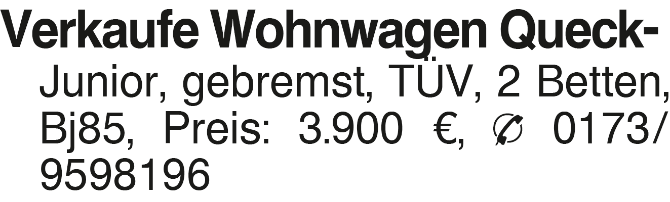 Vorschaubild der Anzeige, (Id: 2076201)