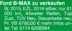 Vorschaubild der Anzeige, (Id: 2076217)