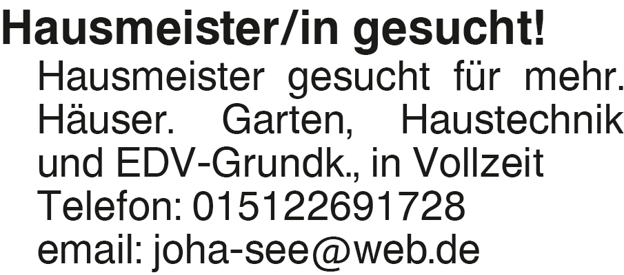 Vorschaubild der Anzeige, (Id: 2084578)